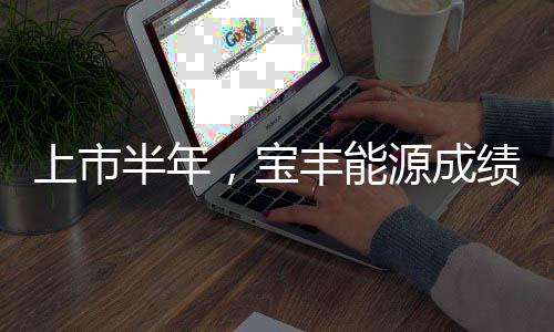 上市半年,宝丰能源成绩怎么样?